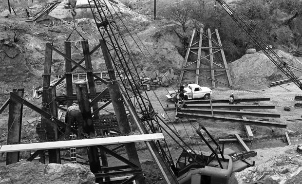 Southern Pacific bridge demolition